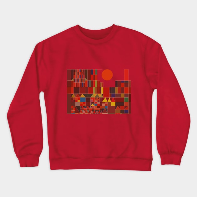 Paul Klee Inspired #1 Crewneck Sweatshirt by shamila